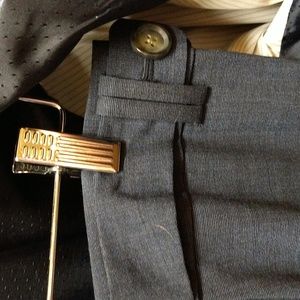 Banana Republic Navy Wool Blend Jackson Trousers